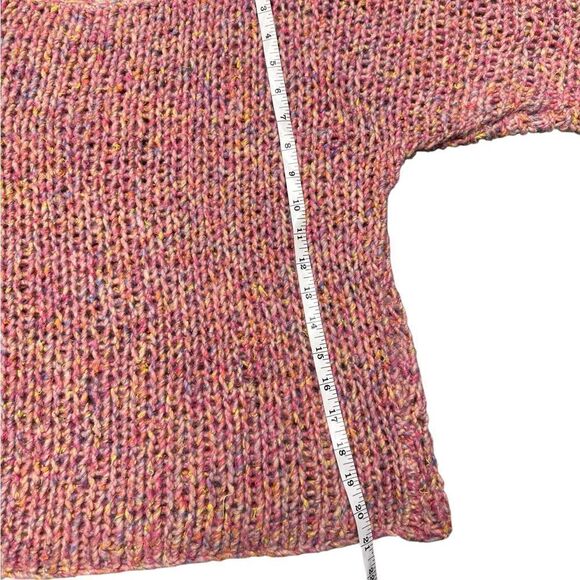 Sundance Pastel Chunky Crochet Knit Silk Blend Top Size Small - Picture 7 of 8